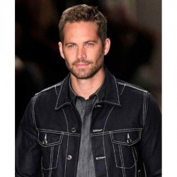 Fast And Furious 7 Film Paul Walker Denim Jean Jacket